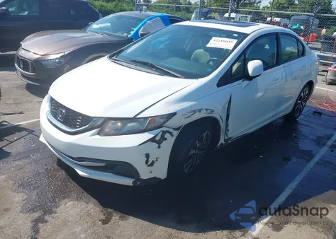 2013 Honda Civic Ex z USA, uszkodzony, nr VIN 19XFB2F8XDE017558
